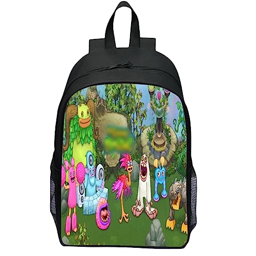 UZSXHJ Mädchen Jungen Schulrucksack,Monsters Schulrucksack,Cartoon Wasserdichter Reiserucksack Geeignet für Anime-Schule Schultasche Kinderschultasche,Kindergeburtstagsgeschenk von UZSXHJ