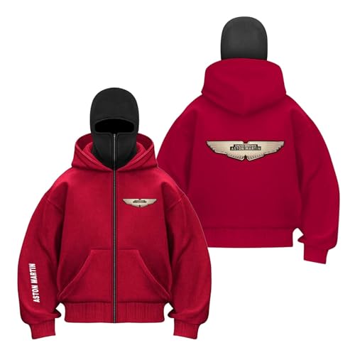 UZVKAVJP Herren Trainings Sturmhauben Hoodie Für A.s.t.o.n M.a.r.ti.n Komfortabler Kapuzenpullover Mit Stickereien Grafik Oberteil Doppelkapuze -HongS||x_l von UZVKAVJP