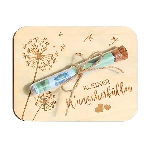UZYXC 1 Stück Wunscherfüller Geldgeschenke Holz, Originelle Geldgeschenke Verpackung, Geldgeschenk Geburtstag Konfirmation Jugendweihe Weihnachten Reisen, Geldgeschenke Geburtstag von UZYXC