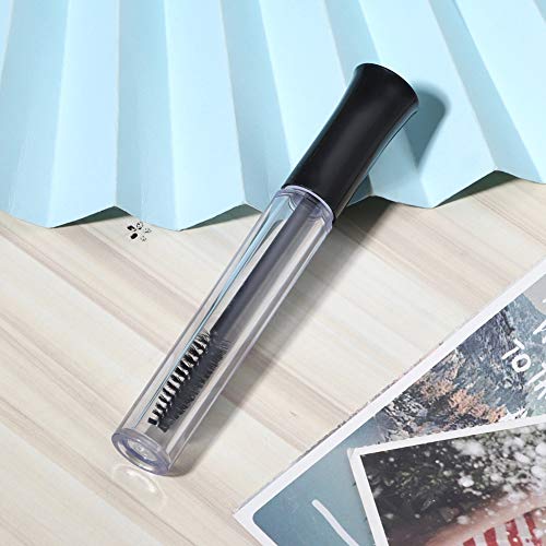 Uadme 20pcs 5ml Leere Mascara Tube Nachfüllbar Wimpernwachstum Flüssigkeitsflasche Behälter Kosmetik Werkzeug für DIY Mascara Reisefreundliches Design Klar Kunststoff von Uadme