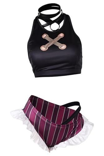 Ubaywey Anime Bikini Anzüge Sommer Badeanzüge Halloween Dessous Uniform für Erwachsene Frauen Kostüm BH Höschen L von Ubaywey