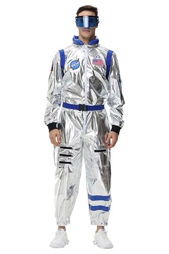 Ubaywey Cosmonaut Kostüm Deluxe Party Halloween Karneval Cosplay Outfit Herren XL von Ubaywey