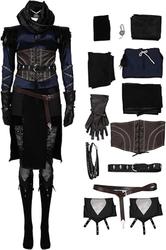 Ubaywey Cosplay Kostüm Outfit Halloween Krieger Full Set Halloween Karneval Cosplay Outfit Damen S von Ubaywey