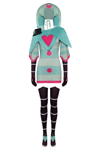 Ubaywey Fizzarolli Verkleidung Rollenspiel Kostüm Anime Cartoon Halloween Karneval Party Cosplay Fizzarolli Pyjama Outfits (Grün, M) von Ubaywey