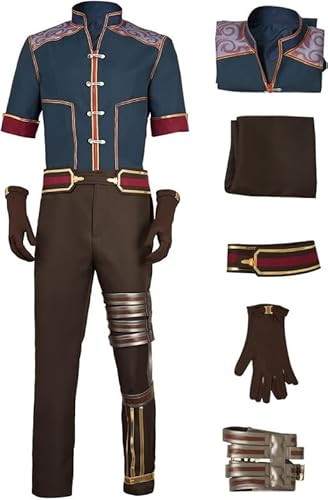 Ubaywey Jayce Kostüm Erwachsene Männer Jacke Hosen Deluxe Set Outfits Halloween Karneval Cosplay Outfit Herren XXL von Ubaywey
