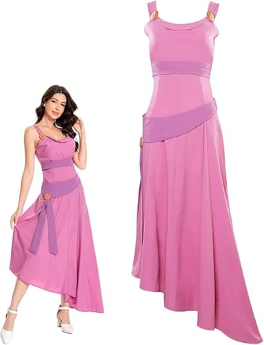 Ubaywey Megara Deluxe Outfit Ärmellos Knielang Kleid Halloween Karneval Outfit Damen M von Ubaywey