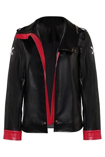 Ubaywey Vi Cosplay Jacke Cosplay Kostüm Outfits Erwachsene Frauen Halloween Cosplay Das Piltover Enforcer Kostüm Schwarz Damen XXL von Ubaywey