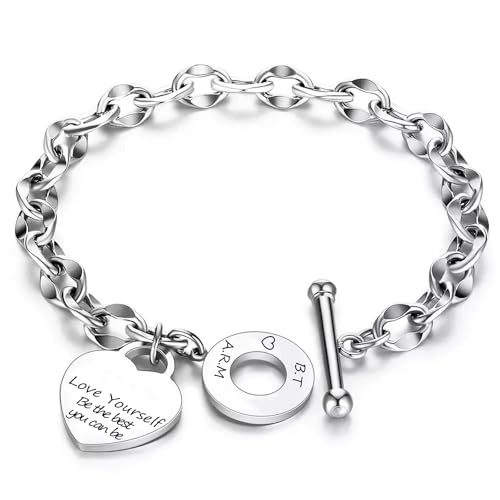 Ubephant BTS Armbänder, BTS Schmuck, Bracelets Armband BTS Merch Metall Armband BTS Bettelarmband Kinder Bracelets BTS Kette BTS Geschenke für Kinder Fans von Ubephant