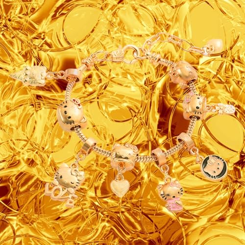 Ubephant Anime Armband, Anime Bracelet, Anime Armband, Anime Mädchen Armband, Anime Cartoon Armbänder 17+5cm Anime Anhänger Schmuck Bracelet Geschenk für Mädchen von Ubephant