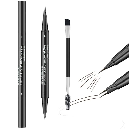 Ubxvamm Doppelendiges Augenbrauenstift und Pinsel-Set für natürlich geformte Augenbrauen, verstellbare Härte, Damen-Make-up, unverzichtbar von Ubxvamm