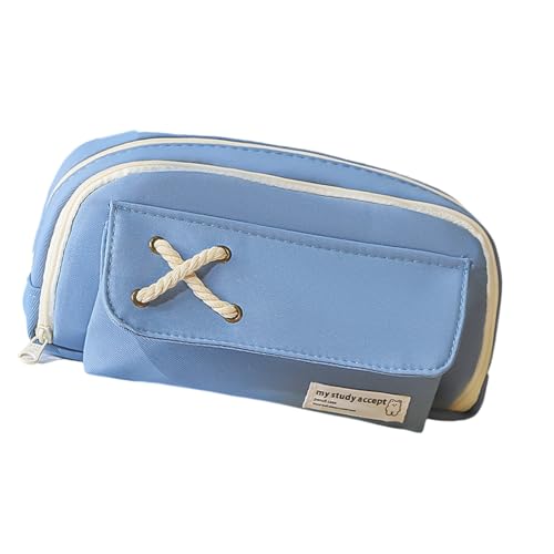 Ubxvamm Federmäppchen Mädchen Federmäppchen Schreibwaren Tasche Make-up Tasche Leinwand Stifttasche Bleistift Organizer Schreibwaren Tasche für Schule Büro von Ubxvamm