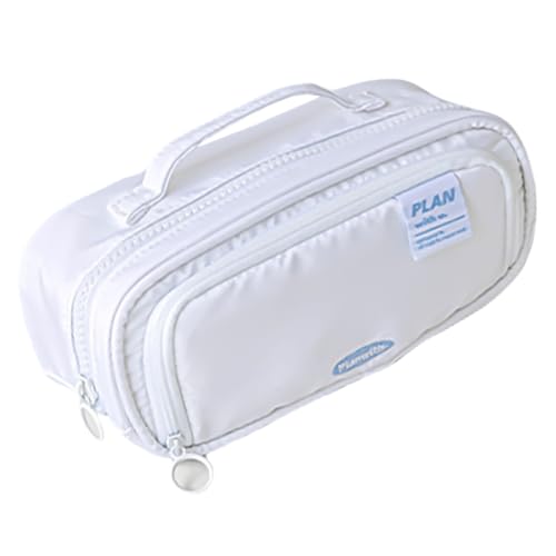 Ubxvamm Federmäppchen mit großem Fassungsvermögen, einfache Schreibwaren-Tasche, erweiterbare Bleistifttasche, Schreibtisch-Organizer für Schüler und Mädchen von Ubxvamm