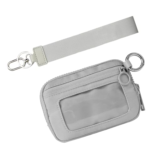 Ubxvamm Hüfttasche, kurze Geldbörse, wasserabweisend, Brusttasche mit Sichtfenster, Kartenhalter, Laufgürteltasche, Handyhalterung, Hüfttasche von Ubxvamm