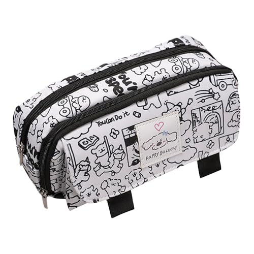 Ubxvamm Multifunktionales Federmäppchen, großes Fassungsvermögen, ausziehbares Stifteetui, mehrere Fächer, Stiftebeutel für Studenten, Erwachsene von Ubxvamm