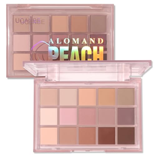 UCANBE Lidschatten Palette Matt 15 Farben - Eyeshadow Palette Matte - Make Up Palette Multi Colour Hohe Farbwiedergabe, Wasserdicht, Langlebig (Peach) von Ucanbe