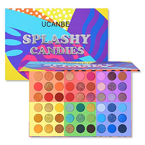 UCANBE Lidschatten Palette mit 54 Farben - Eyeshadow Palette Matt und Schimmernde - Make Up Palette Hohe Farbwiedergabe Für Urlaubs und Alltags Make Up UCANBE Lidschatten Palette mit 54 Farben - Eyeshadow Palette Matt und Schimmernde - Make Up Palette Hohe Farbwiedergabe Für Urlaubs und Alltags Make Up von Ucanbe