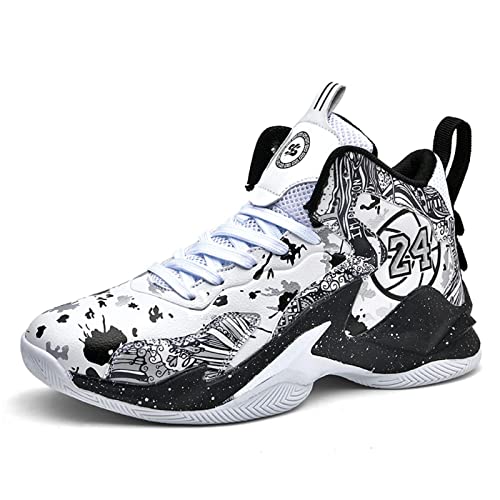 Ucilxi Mode Beliebte High Top Anti Rutsch, Langlebige und Atmungsaktive Sport Basketball Schuh von Ucilxi