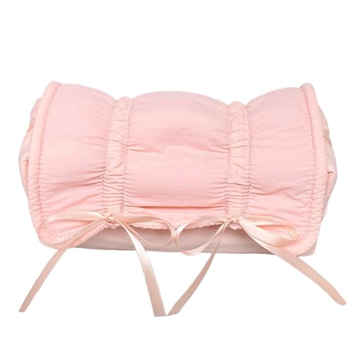 Uclac Federmäppchen mit Schleife, großes Fassungsvermögen, raffinierte Kosmetiktasche als Geschenk, rose Uclac Federmäppchen mit Schleife, großes Fassungsvermögen, raffinierte Kosmetiktasche als Geschenk, rose von Uclac