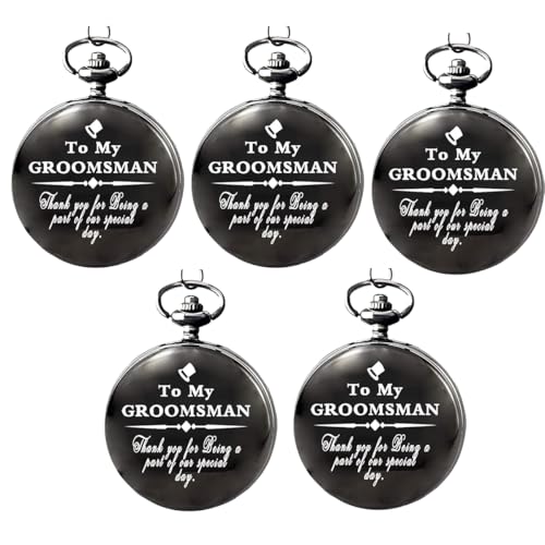 Udaney Trauzeug-Geschenke für Hochzeit, Geschenke für Trauzeugen vom Bräutigam, Hochzeitsgeschenke für Männer, 5-PCS von Udaney