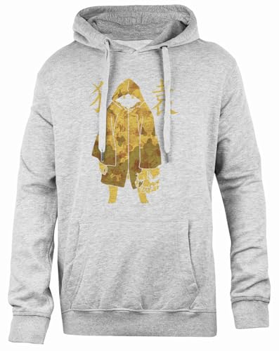 Udaytee Monogatari Monkey Simple-Fit Hoodie Graues Unisex-Sweatshirt von Udaytee