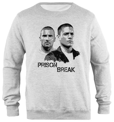 Udaytee Prison Break Characters Graues Unisex-Sweatshirt Mit Schlichter Passform von Udaytee