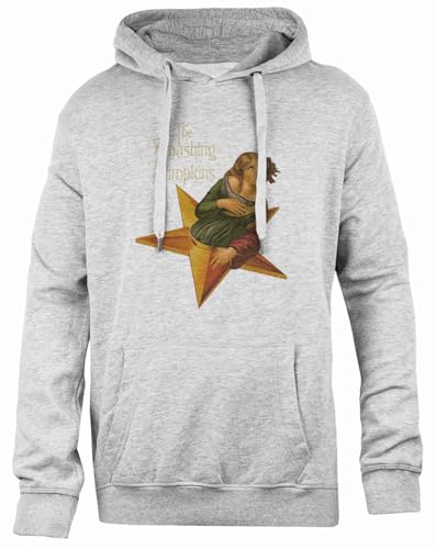 Udaytee The Smashing Pumpkins Simple-Fit Hoodie Graues Unisex-Sweatshirt von Udaytee