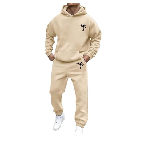 Jogginganzug Für Herren Damen Y2K Hooded Tops+Hose Tracksuit Buchstaben Druck Lose Hoodies Und Jogginghosen Hip Hop Unisex Pullover Sporthosen Anzug Zweiteiliger Jogginganzug von Udbeksid