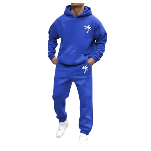 Jogginganzug Für Herren Damen Y2K Hooded Tops+Hose Tracksuit Buchstaben Druck Lose Hoodies Und Jogginghosen Hip Hop Unisex Pullover Sporthosen Anzug Zweiteiliger Jogginganzug von Udbeksid