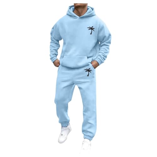 Jogginganzug Für Herren Damen Y2K Hooded Tops+Hose Tracksuit Buchstaben Druck Lose Hoodies Und Jogginghosen Hip Hop Unisex Pullover Sporthosen Anzug Zweiteiliger Jogginganzug von Udbeksid
