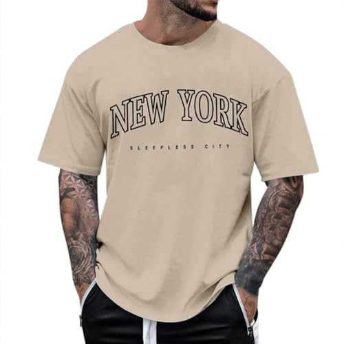 Tshirt Herren Mode Lose Rundhals Kurzarm Sommer Mode T-Shirt mit Los Angeles Grafik Kreativen Buchstaben Vintage Drucken Lang Tops Shirt Männer Sportshirts Oversized Tshirt Herren Tshirt Herren Mode Lose Rundhals Kurzarm Sommer Mode T-Shirt mit Los Angeles Grafik Kreativen Buchstaben Vintage Drucken Lang Tops Shirt Männer Sportshirts Oversized Tshirt Herren von Udbeksid
