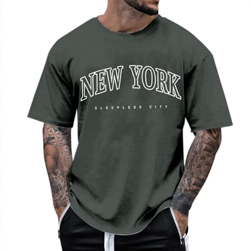 Tshirt Herren Mode Lose Rundhals Kurzarm Sommer Mode T-Shirt mit Los Angeles Grafik Kreativen Buchstaben Vintage Drucken Lang Tops Shirt Männer Sportshirts Oversized Tshirt Herren Tshirt Herren Mode Lose Rundhals Kurzarm Sommer Mode T-Shirt mit Los Angeles Grafik Kreativen Buchstaben Vintage Drucken Lang Tops Shirt Männer Sportshirts Oversized Tshirt Herren von Udbeksid