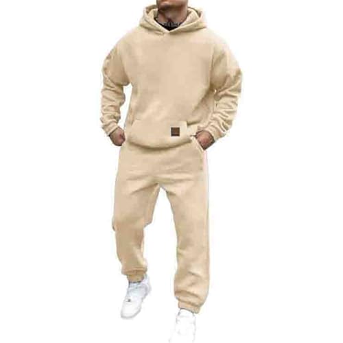 Udbeksid Jogginganzug Für Herren Damen Y2K Hooded Tops+Hose Tracksuit Buchstaben Druck Lose Hoodies Und Jogginghosen Hip Hop Unisex Pullover Sporthosen Anzug Zweiteiliger Jogginganzug mit Pullover von Udbeksid