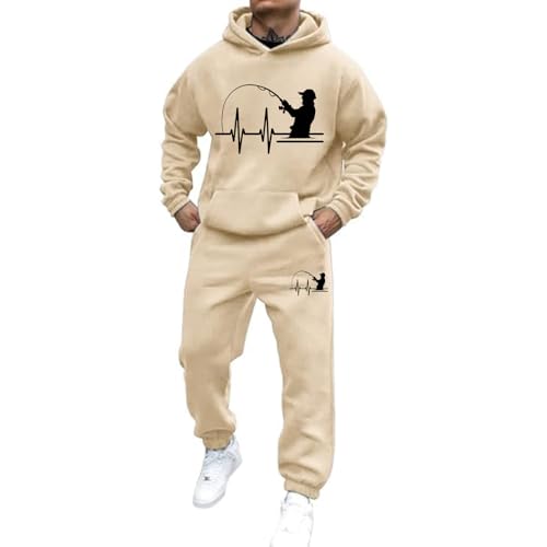Udbeksid Jogginganzug Für Herren Damen Y2K Hooded Tops+Hose Tracksuit Buchstaben Druck Lose Hoodies Und Jogginghosen Hip Hop Unisex Pullover Sporthosen Anzug Zweiteiliger Jogginganzug mit Pullover von Udbeksid