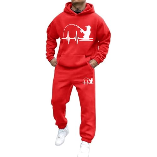 Udbeksid Jogginganzug Für Herren Damen Y2K Hooded Tops+Hose Tracksuit Buchstaben Druck Lose Hoodies Und Jogginghosen Hip Hop Unisex Pullover Sporthosen Anzug Zweiteiliger Jogginganzug mit Pullover von Udbeksid