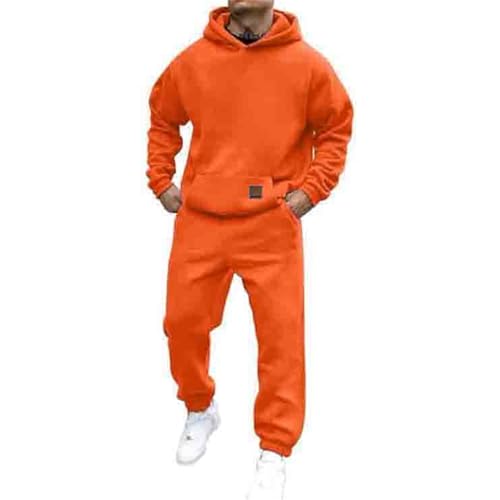 Udbeksid Jogginganzug Für Herren Damen Y2K Hooded Tops+Hose Tracksuit Buchstaben Druck Lose Hoodies Und Jogginghosen Hip Hop Unisex Pullover Sporthosen Anzug Zweiteiliger Jogginganzug mit Pullover von Udbeksid