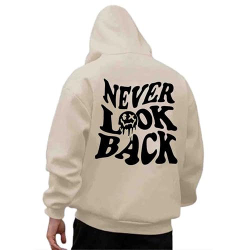 Udbeksid Kapuzenpullover Herren 2024 Hoodie Männer mit Backprint Sweatshirt Streetwear Sweatjacke Langarm Kapuzenpulli Frühling Herbst Winter von Udbeksid