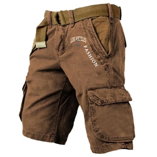 Udbeksid Kurze Hosen Cargo Hose MäNner Kurz Herren Jeans Arbeits Outdoor Shorts Sommer Männer Arbeitshose 3 4 Baggy Stretch Cargohose Mit Taschen Knielang Bermuda Freizeitshorts Wanderhose Sport von Udbeksid