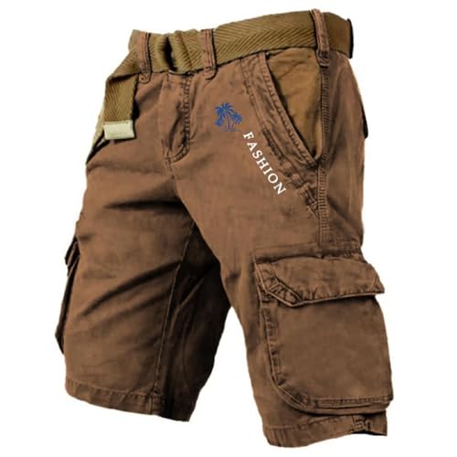 Udbeksid Kurze Hosen Cargo Hose MäNner Kurz Herren Jeans Arbeits Outdoor Shorts Sommer Männer Arbeitshose 3 4 Baggy Stretch Cargohose Mit Taschen Knielang Bermuda Freizeitshorts Wanderhose Sport von Udbeksid