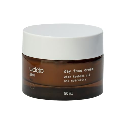 Uddo Feuchtigkeitsspendende Gesichtspflege Gesichtscreme Damen Leichte Tagescreme Frauen Gesicht Creme Feuchtigkeitscreme Mit Spirulina Natürliche Öle 50 ML von Uddo