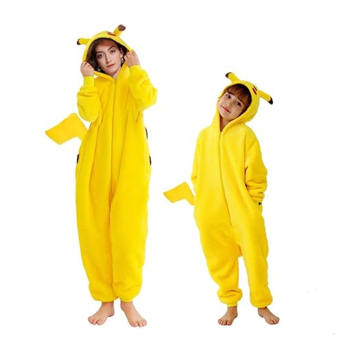 Udekit Karikatur Schlafoverall Strampler Onesie Pyjamas Schlafanzüge Robe Nachtwäsche Cosplay Kostüm für Kinder Halloween Karneval Party von 9 bis 12 Jahren von Udekit