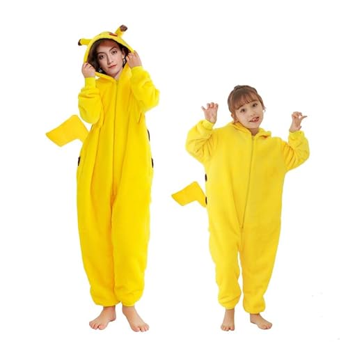 Udekit Pyjama mit Stehendem Schwanz, Karikatur Schlafoverall Strampler Onesies Schlafanzüge Robe Nachtwäsche Cosplay Kostüm Halloween Karneval Party für Kinder von 2 bis 4 Jahren von Udekit