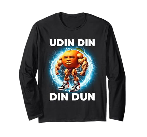 Udin din dun Udindindindun Italian Brainrot Meme für Kinder Langarmshirt Udin din dun Udindindindun Italian Brainrot Meme für Kinder Langarmshirt von Udindindindun Bodybuilder Gym Funny Kid Boys Tee