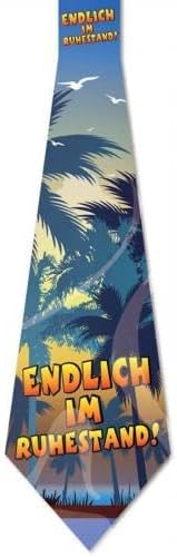 Udo Schmidt GmbH Party-Krawatte Geschenke Ruhestand Polyester, 31 x 10,5 cm Maxi Krawatte Riesenkrawatte Schlips zum Ruhestand von Udo Schmidt GmbH & Co