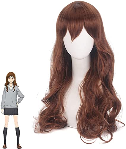 Uearlid Wig Anime Cosplay Anime Cosplay Perücken Horimiya Hori Kyoko Cosplay Perücke for Halloween-Party-Requisitenzubehör mit kostenloser Perücke-Kappe von Uearlid