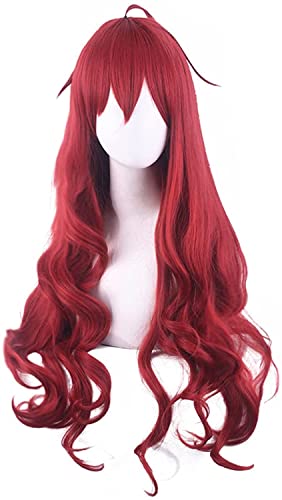 Uearlid Wig Anime Cosplay Anime Cosplay Perücken Mushoku Tenseei: Arbeitslose Reinkarnation Ellis Grayrat Cosplay Perücke for Halloween-Party-Requisitenzubehör mit freier Perücke-Kappe von Uearlid