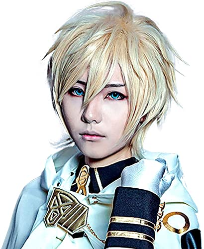 Uearlid Wig Anime Cosplay Anime Seraph des Endes Mikaela Hyakuya Cosplay Perücke Kostüm Spielen Perücken Halloween-Kostüme Haare von Uearlid