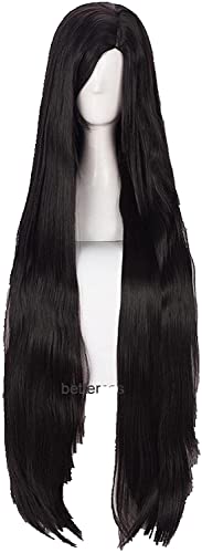 Uearlid Wig Anime Cosplay Final Fantasy Ff7. TIFA Lockhart Cosplay Perücken 100 cm Lange Schwarze Gerade Hitzebeständige Synthetische Haarperücke + Perücke Kappe Uearlid Wig Anime Cosplay Final Fantasy Ff7. TIFA Lockhart Cosplay Perücken 100 cm Lange Schwarze Gerade Hitzebeständige Synthetische Haarperücke + Perücke Kappe von Uearlid