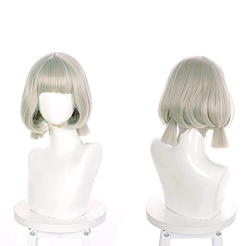 Uearlid Wig Anime Cosplay Genshin Wirkung Sayu Cosplay Perücke Kurzer Wärme Verstellbares Haar Net Anime Cosplay Perücken Hitzebeständige synthetische Perücken Haar Halloween von Uearlid