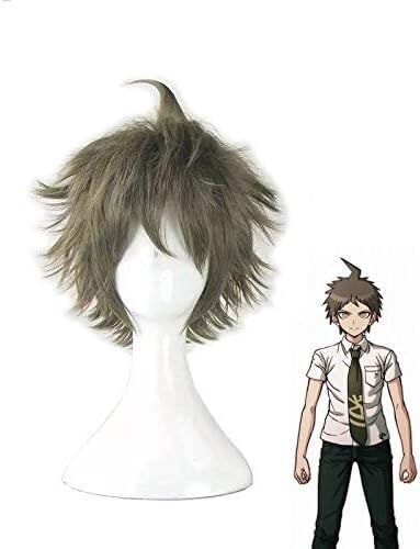 Uearlid Wig Anime Cosplay Hajime Hinata Perücke, hitzebeständig, Kunsthaar, Cosplay-Perücke + Perückenkappe von Uearlid