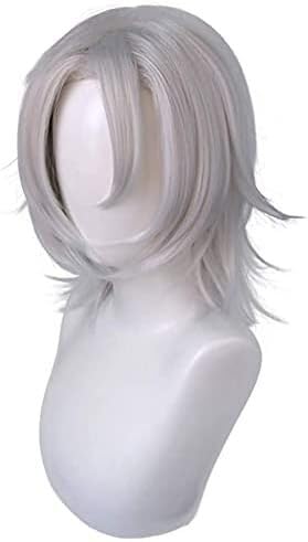 Wig Anime Cosplay Anime Cosplay Perücke Perücken Karneval Hitzebeständiges Kunsthaar Karneval Halloween (Uzui Tengen Perücke) von Uearlid